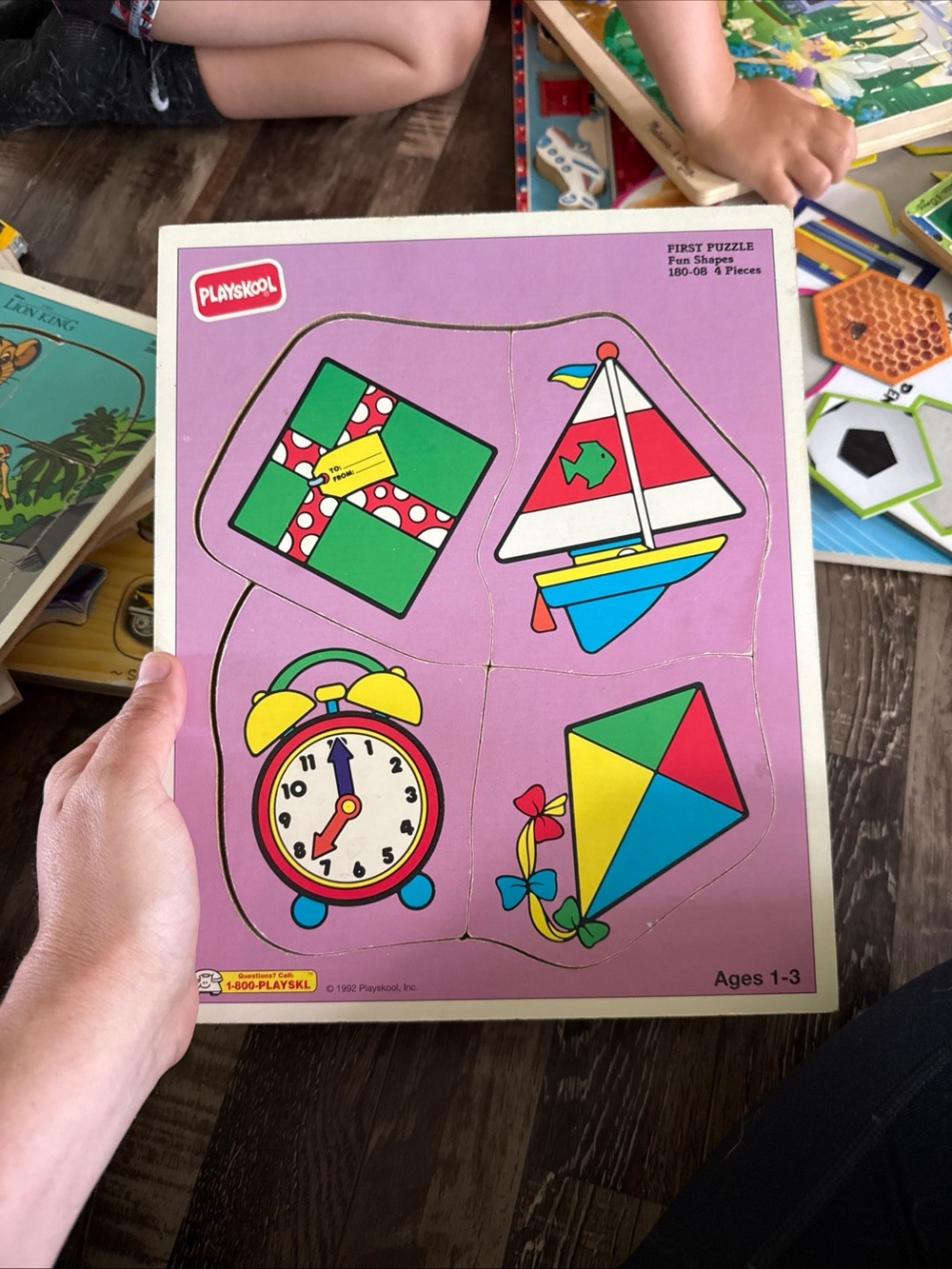 Vintage playskool  Barney and Disney Puzzle Boards - Assorted Kids Toy Puzzles - Picture 6 of 8